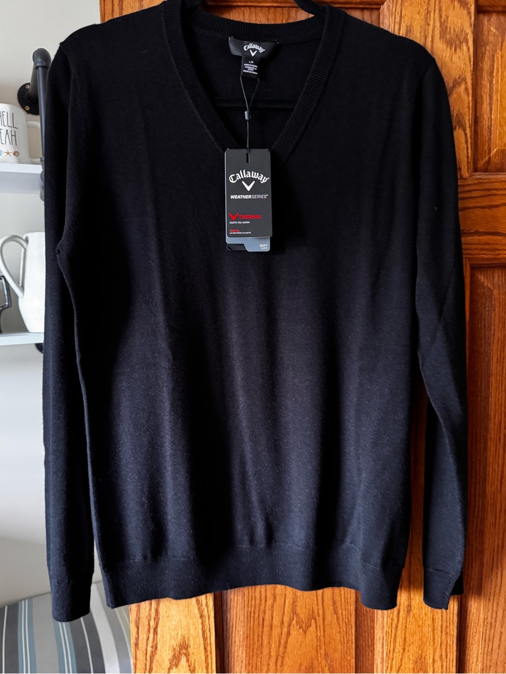 Callaway women’s  Black V-Neck Performance Sweater